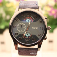 China wholesale casual leather quartz wrist watch business watch for men